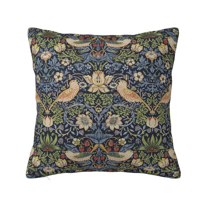 Vintage Floral Pattern By William Morris Cushion Cover Velvet Modern Throw Pillow Home Decoration