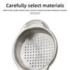 Stainless Steel Mini Draining Basket With Dual Handles For Kitchen Food Prep And Oil Drainage