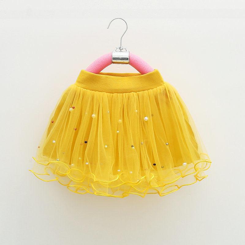 Girls' Half Skirt Versatile Baby Children's Fluffy Gauze Skirt Princess Dance Short Skirt Summer
