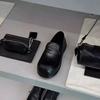 Cowhide version~ Korean big head round head deep mouth inner height increasing loafers women's spring versatile small leather shoes single shoes