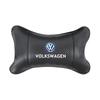 Car Seat Headrest Auto Carbon Fibre Neck Pillow For Volkswagen GTI Golf 6 7 8 Polo VW R-Line CC Passat Tiguan T-ROC Arteon  Taos