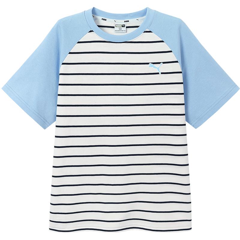Puma Kids Summer Short Sleeve Patchwork T-Shirt