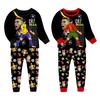 Cr7 Pattern Kids Pajama Set With Soft Fabric Cartoon Pattern For Boys And Girls