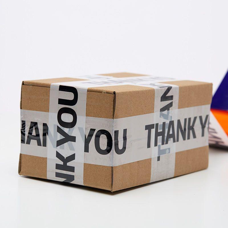 THANKYOU Printed Cartoon Packaging Tape - Express Sealing and Patterned Paper Tape
