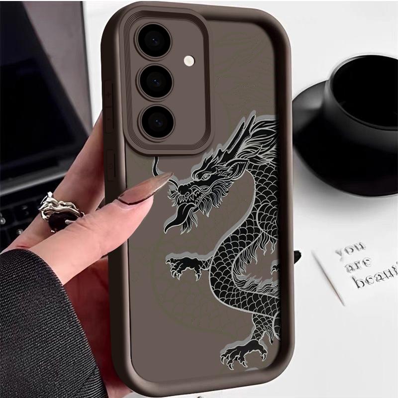 Gorgeous Dragon Cool Phone Case For Samsung Galaxy Case S24 S23 S22 S21 Ultra Plus Fe A55 A54 A53 A52 A35 A25 A15 5G Y2k Cover