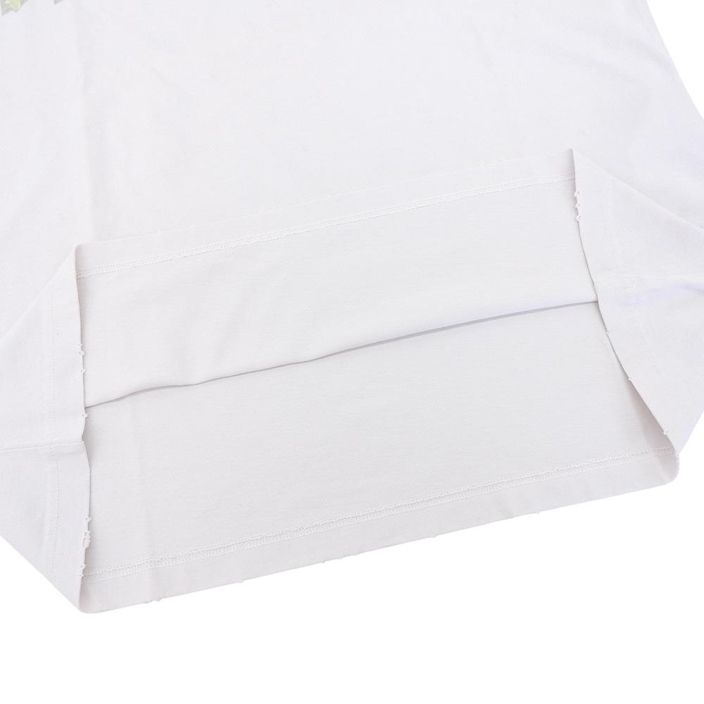 Balenciaga Ausgezeichneter Zustand T-Shirt zum Kleben, Herren, weiß, Größe S, 739784, 23 Edelstahl-Tops S weiß Gebraucht