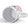 11oz White Coffee Mug with Durable Ceramic Body, Glossy Finish and Dual-Side Printing for Warm Drinks In Home Kitchen or Workplace