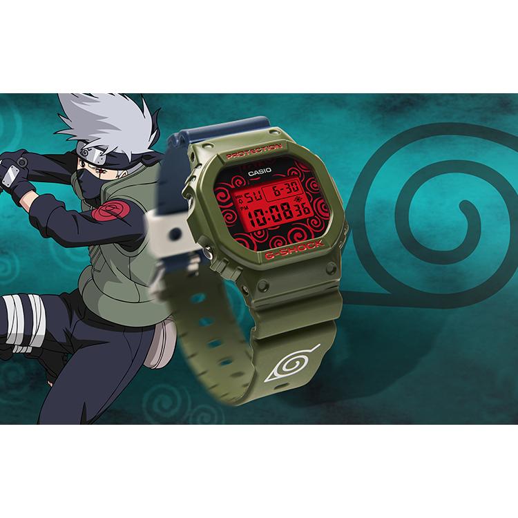 Casio Herren G-SQUAD Serie Rote Uhr DW-5600KAK21-3PFN