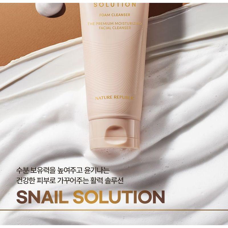 Nature Republic Snail Solution Foam Cleanser