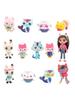 Popular 13pcs Gabby Dollhouse Animation Figure Plaything Smiling Car Cat Hug Gaby Girl Figures Mercat Animation Design Action Figure Xmas Celebration