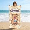 Capybara Cartoon Beach Towel Quick-Drying Small To LargeTowel For Beach Pool Sport Yoga Gym Home Towel Gift for Friend Sand Free