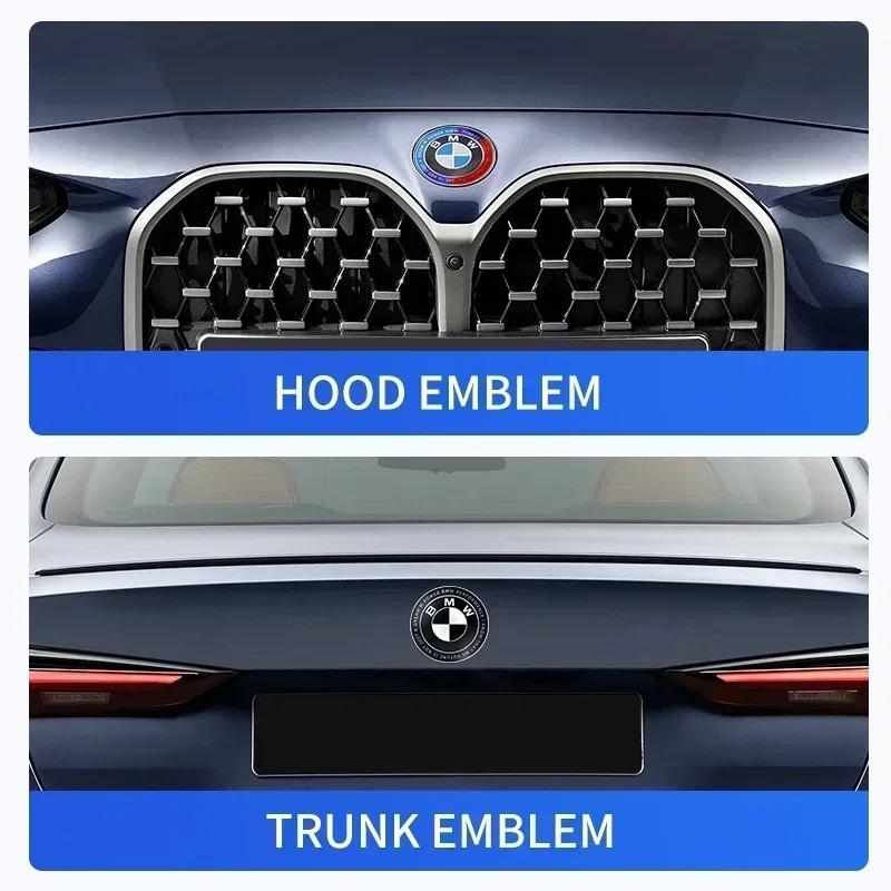 1 buc 82mm Emblema Logo Insignă Capotă Frontală Mașină pentru BMW E36 E64 E85 E60 F10 F30 F82 F20 Z4 X3 X5 X6 51767288752 51147057794