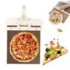 1PC Sliding Pizza Peeler with Detachable Wooden Handle Pizza Scoop, Equipped with Tar Baking Tool