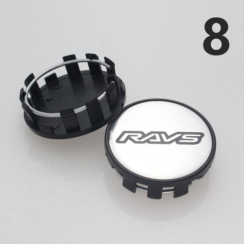 4ks středová krytka RAYS pro disky 54mm vnější průměr & 50mm vnitřní průměr prachotěsný kryt plastový základ krytka náboje kola VOLK racing krytky RAYS na kolech