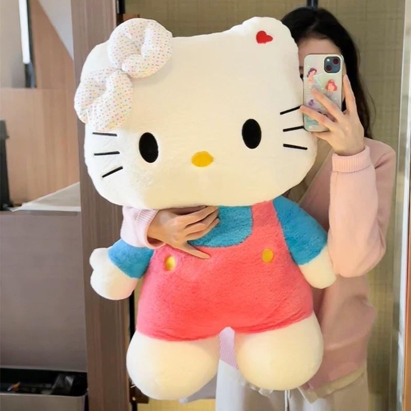 Hello Kitty Cat Plush Pillow Soft Toy Gift For Girls Bed Companion