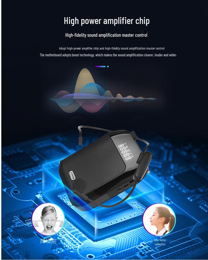APOROT9UHF Bluetooth Wireless Speaker - Portable Auto-Connecting High-Power for Tour Guides and Teaching
