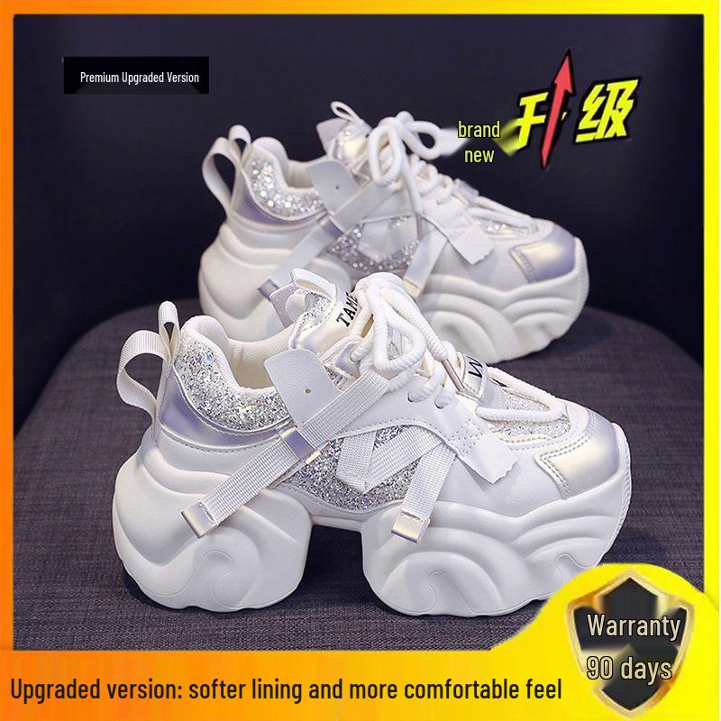 Stylish Women's Dad Shoes: Popular, Thick-Soled, Versatile, Height-Boosting, Casual Sneakers