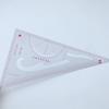 4Pcs/Set Fashion Sewing Ruler Metric Ruler Curve Pattern Classification Painted Icon Ruler Measurement Template