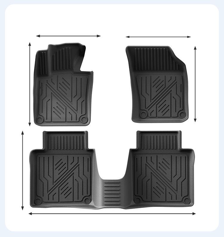 Volvo V90 Floor Mats (2017-2025) - Eco-Friendly TPE Full Surround Mats