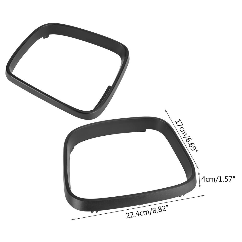 Pair Wing Mirror Covers Replacement Left & Right Wing Mirror Casing Cap Quick Fixing Suitable for T5 2003-2010 Durable