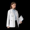 Bata de Laboratório Profissional Unissex de Manga Longa