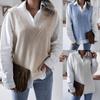 Women's V Neck Sleeveless Knit Vest Loose Solid Color Textured Sweater Waistcoat Casual Layering Knit Tank Top