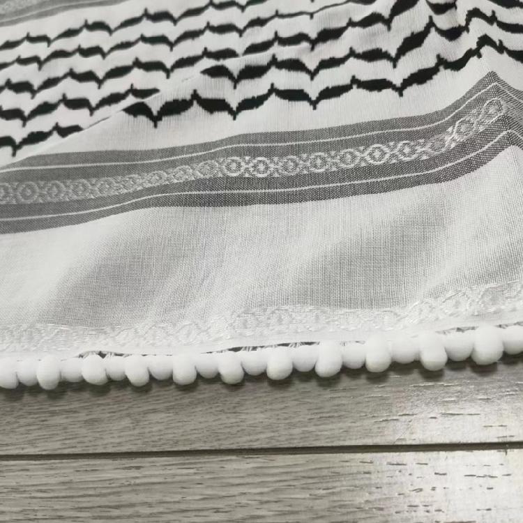 Multi Purpose Jacquard Pattern Kerchief Teens Keffiyeh Headscarf Religious Scarf