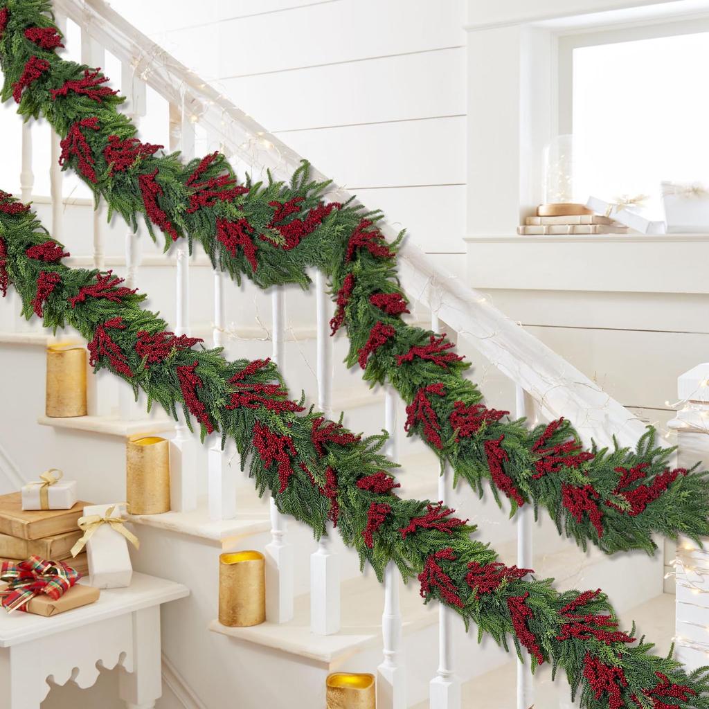 תחושת גומי רך לחג המולד קנה נורפוק קישוט חג המולד מחט קישוט קנה חג המולד