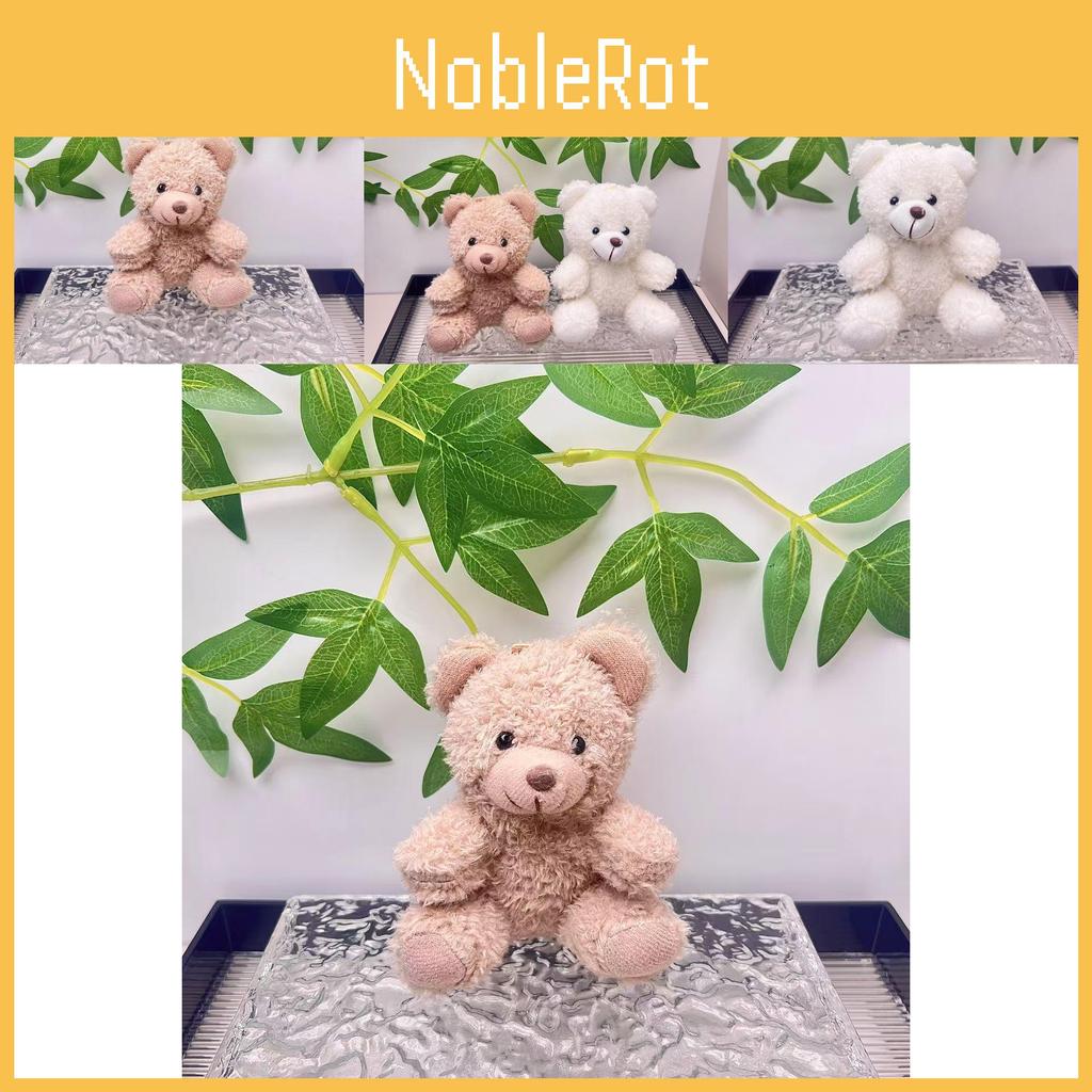Delightful Teddy Cartoon Bear Keychain With Luxurious Short Plush For Trendy Accessories