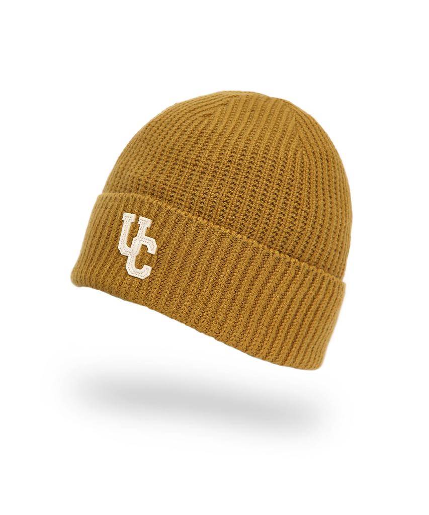 Eondeokeonteulol Slim Fit Beanie Beanie / Flex / Uc Overlap / Mustard