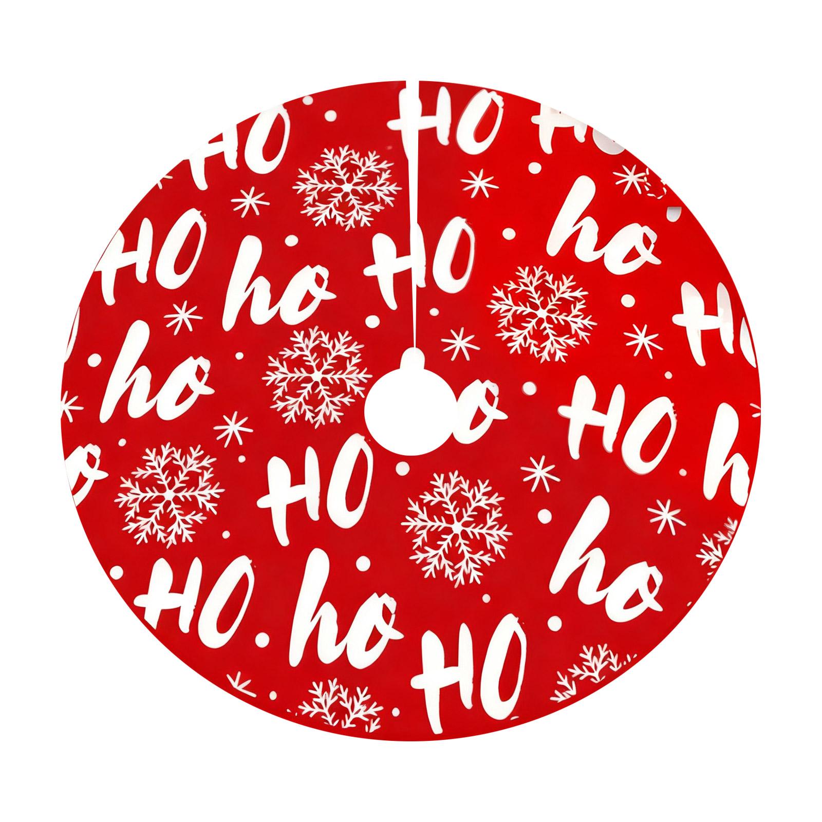 

Юбка с рождественской елкой Юбка с украшением в виде снежинки Рождественское украшение Орнамент One Size красный