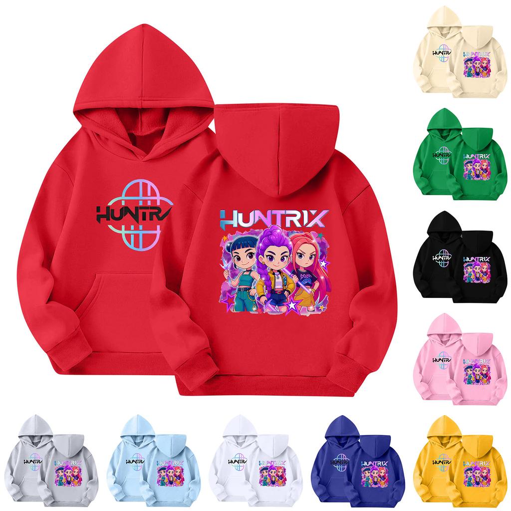 Children's Hoodie Boys And Girls Fashion Printed Long-sleeved Hoodie