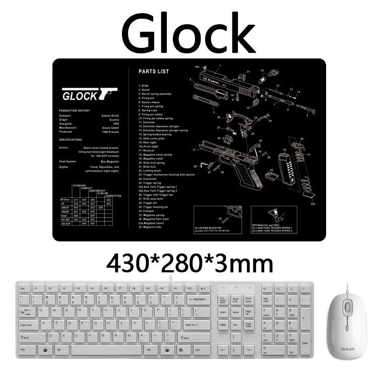 Ergonomic Mouse and Desk Pad for Office Use