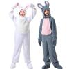 Halloween Weißer Hase Kostüm Kinder Kleinkind Tier Bühnenauftritt Outfit Mädchen Süßes Kleid