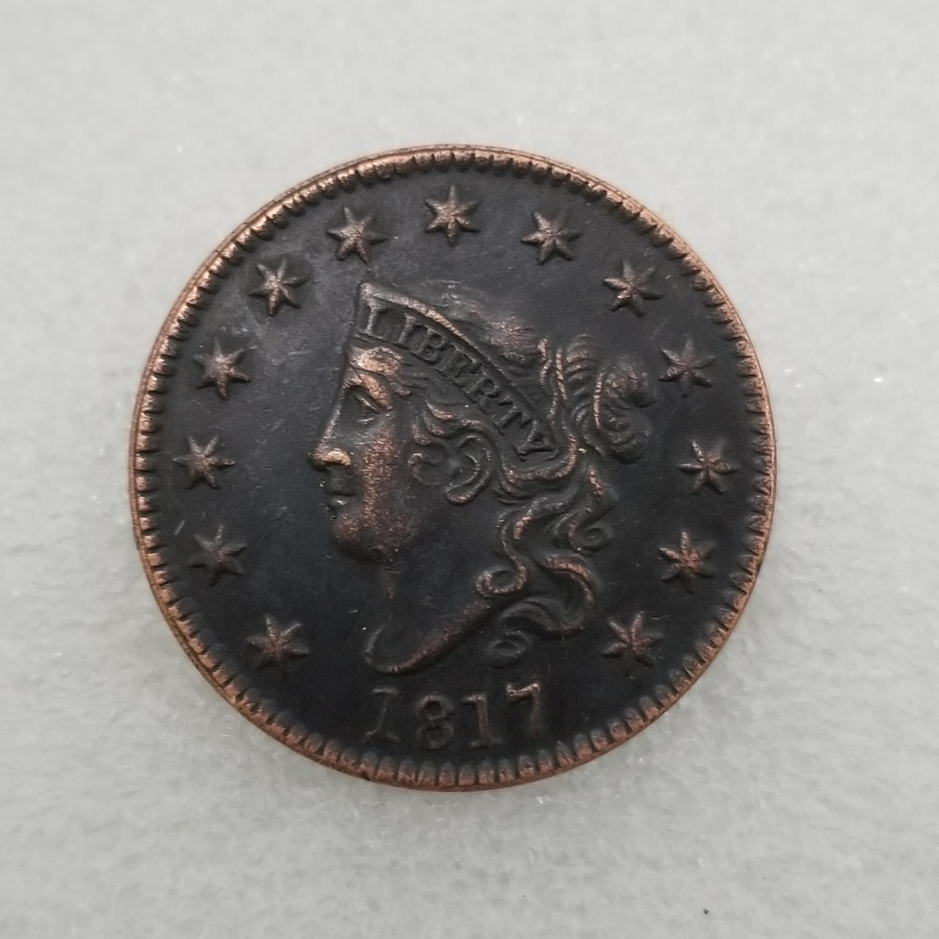 

1817 США Соединенные Штаты Памятные Коллекционные Сувениры Монеты