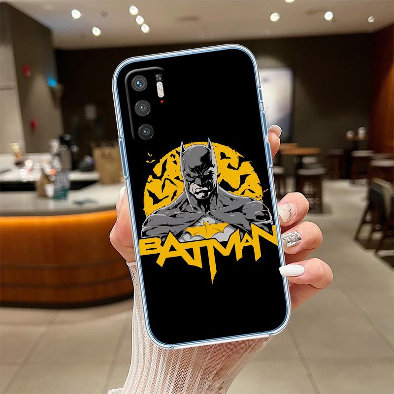 RE12 Batman Transparent Phone Case for LG K22 K30 K40 K40S K41 K42 K50 K50S K51 K51S K52 K61 K62 K71 K92 Q60 Q61 V40 V50 V60