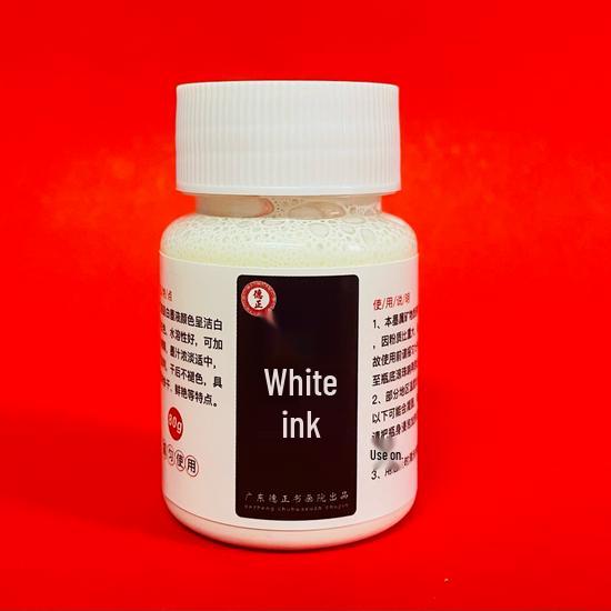 

Waterproof Site Layout White Ink for Construction, Woodworking, Calligraphy, and Chalk Line.