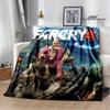 3D Game Farcry Cartoon Printed Blankets Flange Warm Blanket Soft and Comfortable Blanket Picnic Blankets Birthday Gift