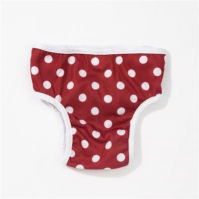 Dog Physiological Pants Cute Print Pet Underwear New Puppy Clothes Female Dog Diper Panties Bowknot Princess Pet Menstrual Pants