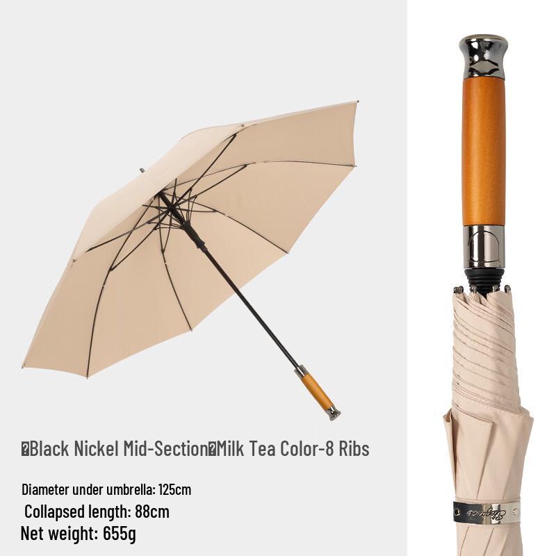 Hanyou Large Long-Handle Sun & Rain Umbrella