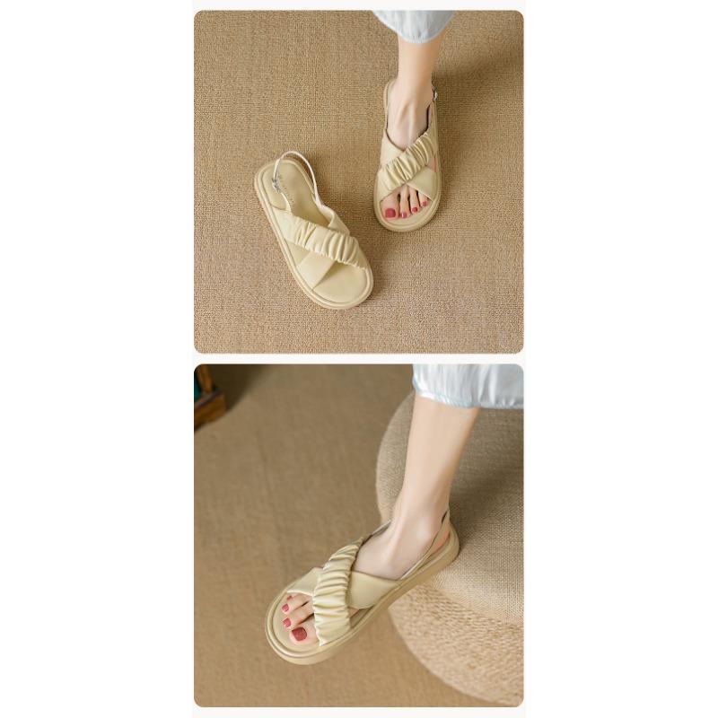 Platform Sandals Women Summer Wear Roman Sandals with Fairy Slippers Large Size