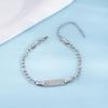 Personalize Custom Baby Girls Name Bracelet Stainless Steel Adjustable Kids Bracelet Gift to New Mom