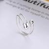 Silver Color Pin Adjustable Opening Finger Rings For Women Jewelry Gift Custom Jewelry