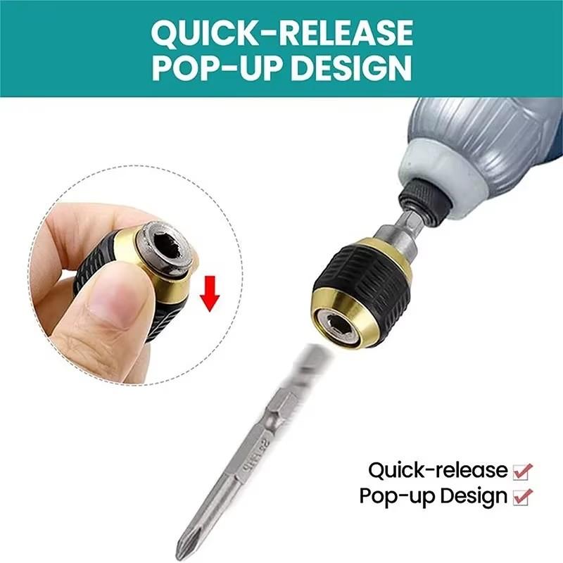 11 Piece Quick Release Chuck Adapter and Hexagonal Handle Screwdriver Set Suitable for Electric Screwdrivers