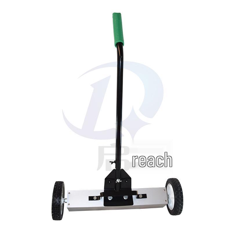 Push-Type Magnetic Sweeper for Workshop Floors