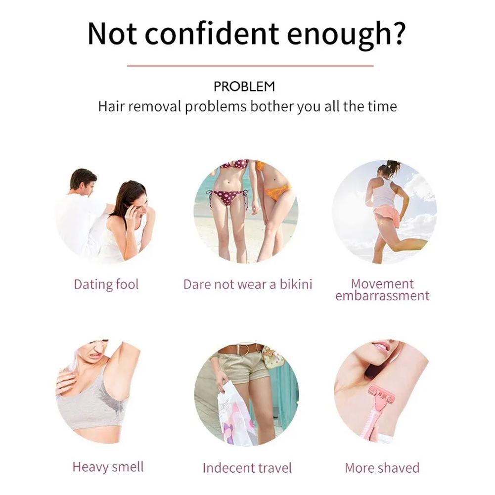 Crema Depilatoria Corporal para Mujeres Áreas Íntimas Cera Depilatoria Cremas Depilatorias Productos de Belleza 60g N EWW