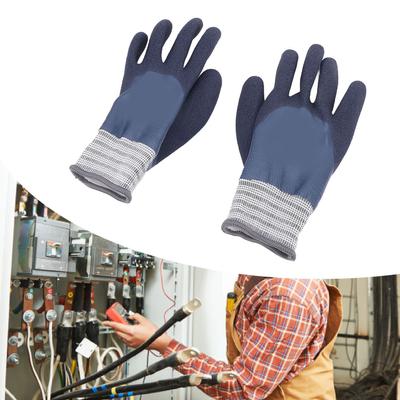 Electrical Insulated Gloves 1000V High Voltage Resistant Non Slip Rubber for Electrician Work Against Electric Shock