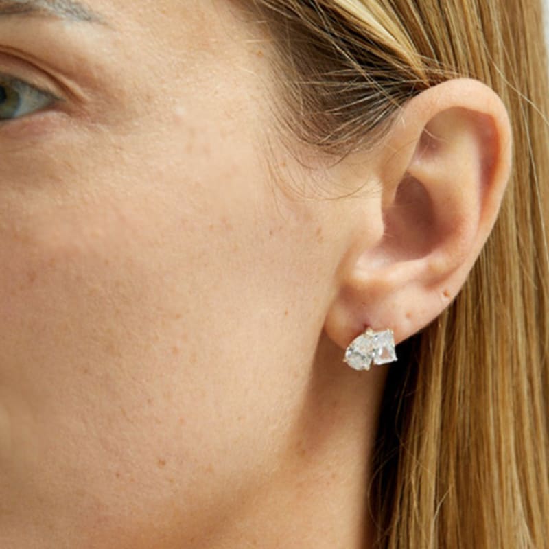 

LA PISCINE Swan Lake(pair) 14k white gold plating