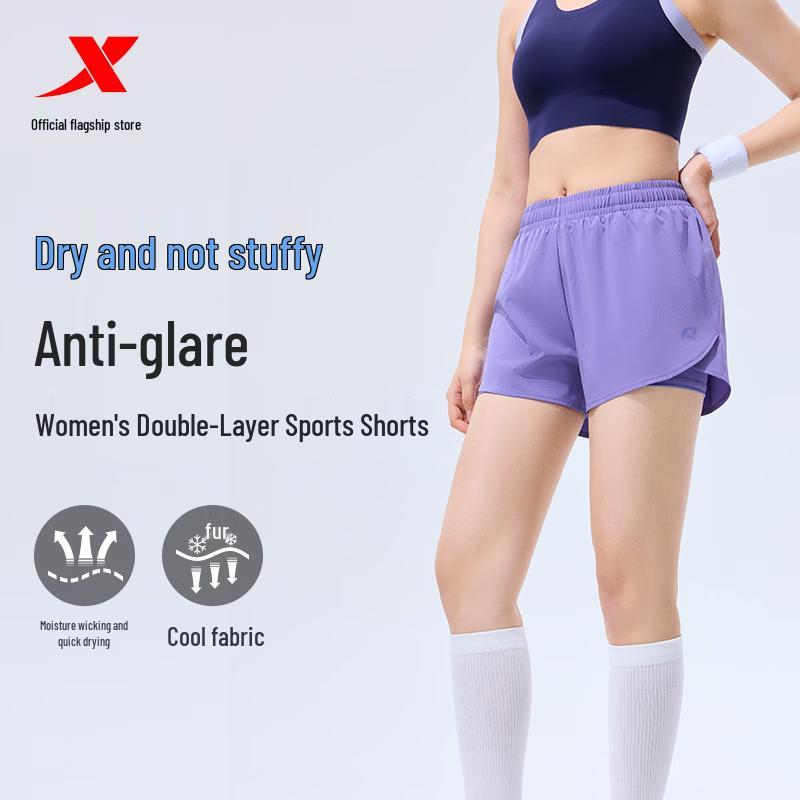 Xtep Women s Mid-Length Sports Shorts S