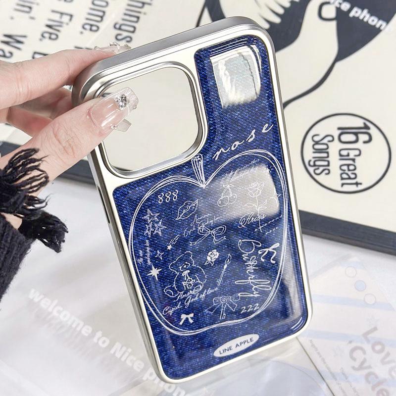 

Zhitai Electroplated Silver Edge Drip Glue Case for iPhone 12/13/14/15, Huawei P70 Huawei Mate 60